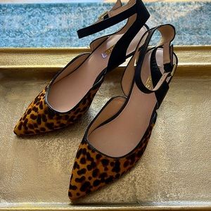 Louise Et Cie Ponyhair Slingback Pumps
